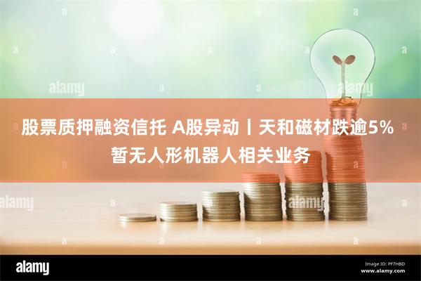 股票质押融资信托 A股异动丨天和磁材跌逾5% 暂无人形机器人相关业务