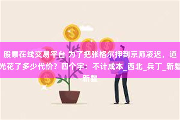 股票在线交易平台 为了把张格尔押到京师凌迟，道光花了多少代价？四个字：不计成本_西北_兵丁_新疆