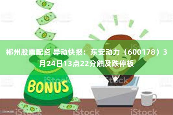 郴州股票配资 异动快报：东安动力（600178）3月24日13点22分触及跌停板