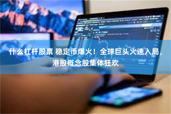 什么杠杆股票 稳定币爆火！全球巨头火速入局，港股概念股集体狂欢